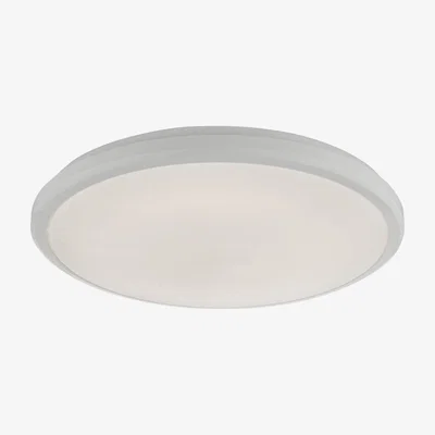 Knees dar lighting EMM522 Emmett Flush White Acrylic Medium IP44 LED