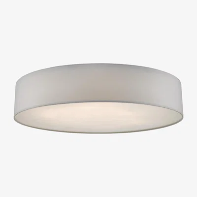 Knees Dar Lighting CIE4815 Cierro 6 Light Flush Ivory