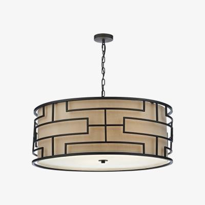 Knees dar lighting Tum0463 Tumola 4 Light Pendant Bronze