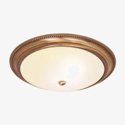 Knees Viedma 2 Light Flush Ceiling Light - Antique Brass