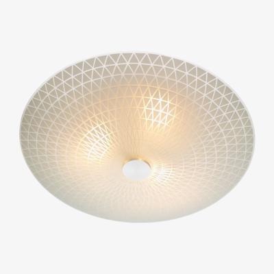 Knees dar lighting COL522 Colby 3 Light Glass Flush