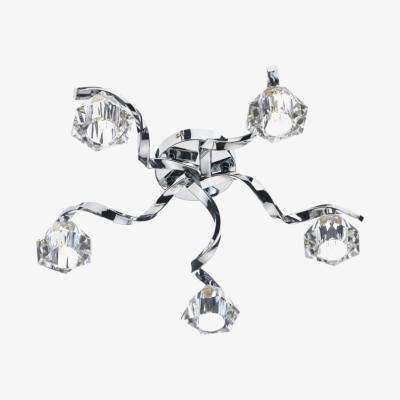 Knees dar lighting ANC5450 Ancona 5 Light Flush Polished Chrome