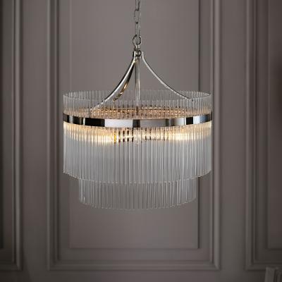 Knees Marietta 5 Pendant Light - Bright Nickel