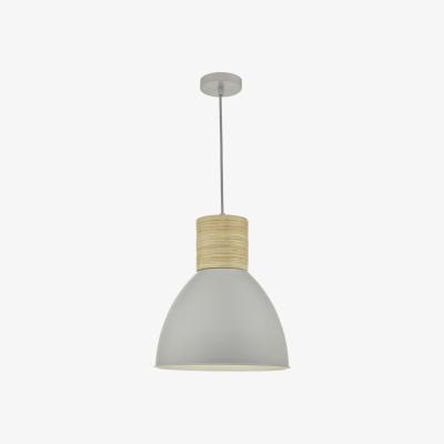 Knees dar lighting Adn0139 Adna Pendant Grey and Wood