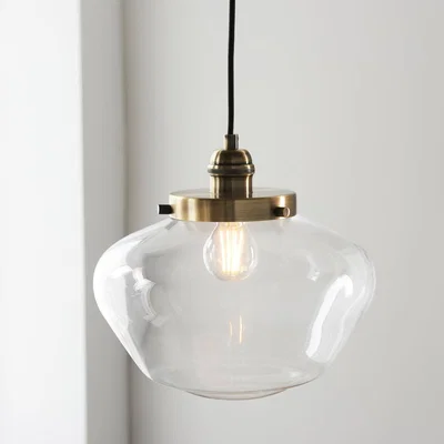 Knees Camberley Pendant Light - Antique Brass