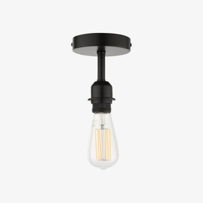 Knees dar lighting Sf0122 Sf0122 1 Light Semi Flush Suspension Bracket Matt Black