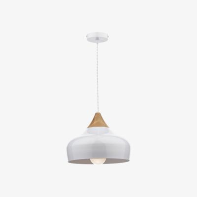 Knees dar lighting Gau0102 Gaucho 1 Light Pendant White