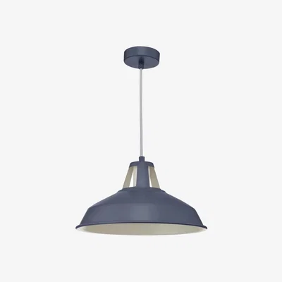 Knees dar lighting Owa0123 Owain 1 Light Pendant Blue