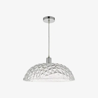 Knees dar lighting Tob8608 Tobin Easy Fit Clear Faceted Acrylic Large