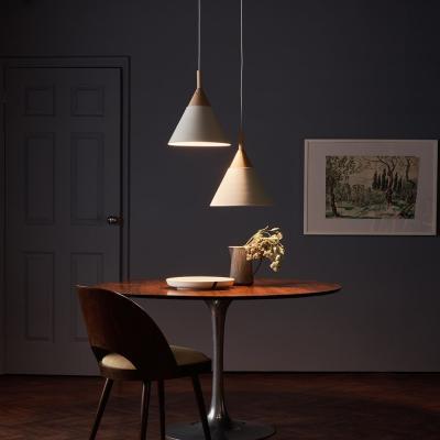 Knees dar lighting Ilo012 Ilory 1 Light Pendant Ivory And Natural Wood