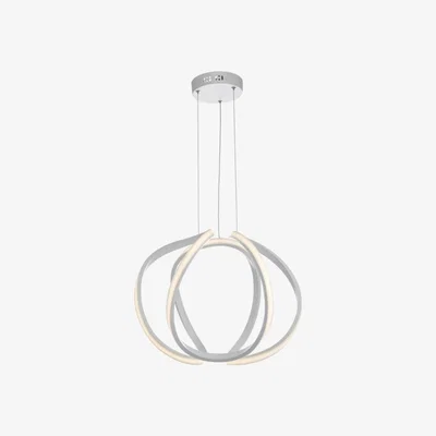Knees Dar Lighting ALO012 Alonsa Pendant Small White LED