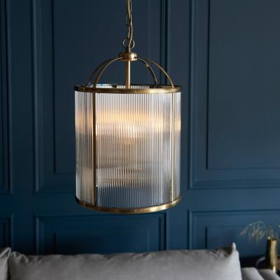 Knees Lambeth Ribbed 4 Light Pendant