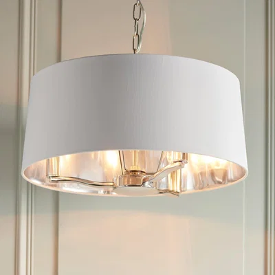 Knees Harvey Pendant Light - Bright Nickel