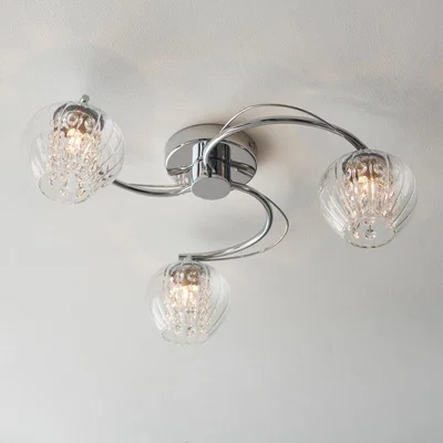 Knees Mesmer 3 Ceiling Light - Chrome