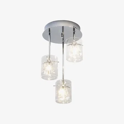 Knees dar lighting SOM5350 Somerset 3 Light Semi Flush