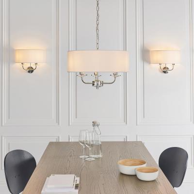 Knees Nixon 3 Pendant Light - Bright Nickel