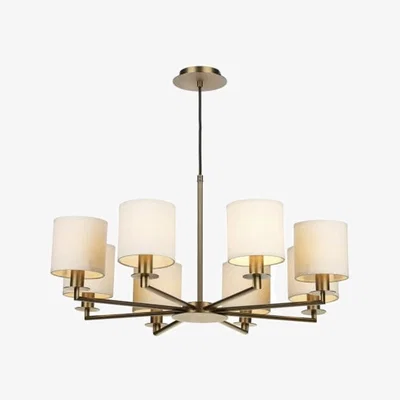 Knees dar lighting Tyl0863 Tyler 8 Light Dual Mount Pendant Bronze
