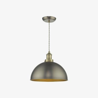 Knees dar lighting Gov0361 Governor 3 Light Bar Antique Chrome Antique Brass