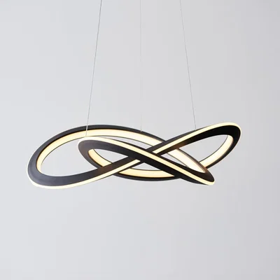Knees Espina Pendant Light - Textured Black