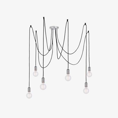 Knees Studio 6 Cluster Pendant Light - Chrome