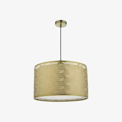 Knees dar lighting Tin6535 Tino Easy Fit Pendant Shade Gold