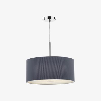 Knees dar lighting ZAR1739 Zaragoza 3 Light Pendant 60CM Grey