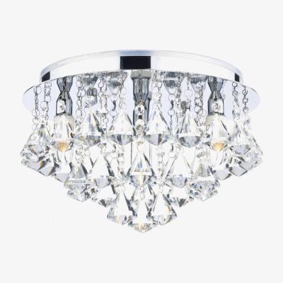 Knees dar lighting FRI0450 Fringe 4 Light Flush Polished Chrome IP44