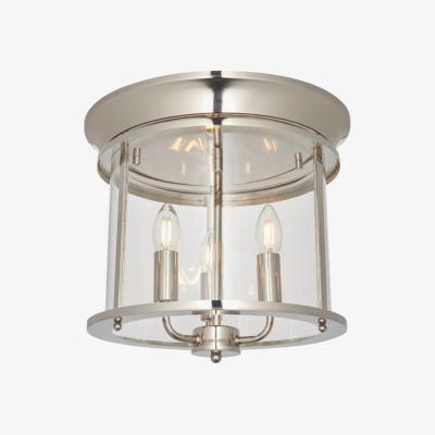Knees Kakiri 3 Light Flush Ceiling Light - Nickel