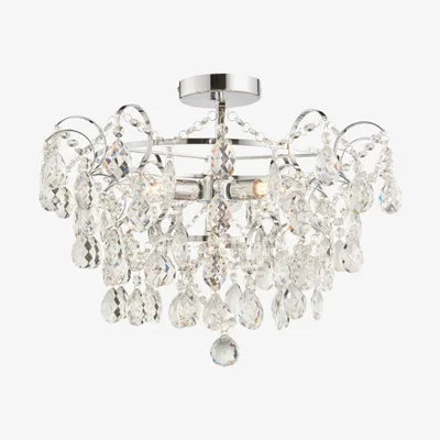 Knees Rufino 4 Light Bathroom Light - Chrome
