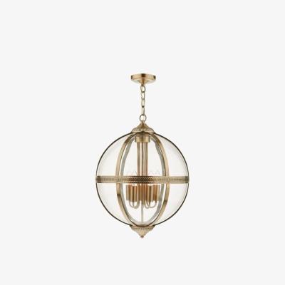 Knees dar lighting Van0575 Vanessa 5 Light Lantern Antique Brass Glass