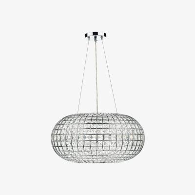 Knees Dar Lighting PLA0350 Plaza 3 Light Pendant Polished Chrome