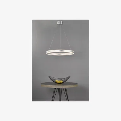 Knees dar lighting Tyb0132 Tyba Light Pendant Silver and Acrylic Led