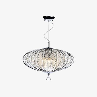 Knees Dar Lighting ADR0550 Adriatic 5 Light Pendant Polished Chrome