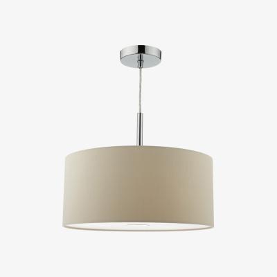 Knees dar lighting RON1029 Ronda 3 Light Pendant 40cm Ecru