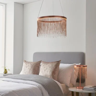 Knees Zelma Pendant Light - Brushed Copper