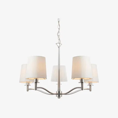 Knees Ortona 5 Pendant Light - Nickel