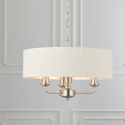 Knees Highclere 3 Pendant Light - Chrome