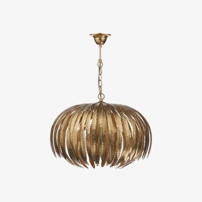 Knees dar lighting ATT0535 Atticus 5 Light Pendant Gold