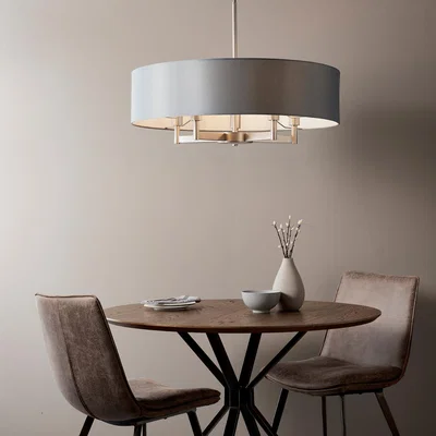 Knees Grande 5 Pendant Light - Matt Nickel