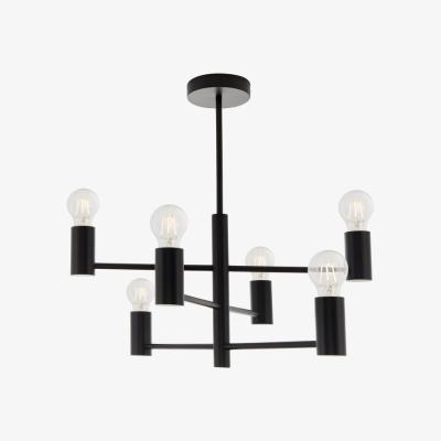 Knees Chivilcoy 6 Light Ceiling Pendant - Black