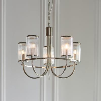 Knees Henbury 5 Pendant Light - Bright Nickel