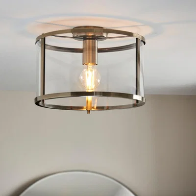 Knees Hopton Ceiling Light - Antique Brass