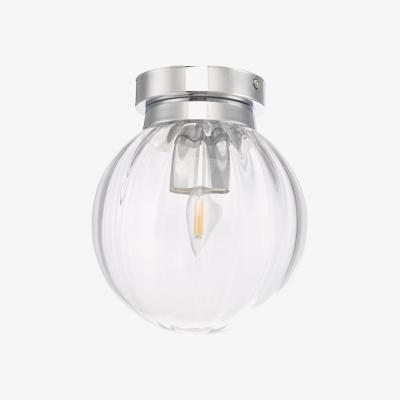 Knees dar lighting KAV0150 Kavi Flush Polished Chrome Glass IP44