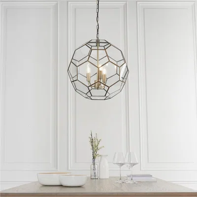 Knees Miele 3 Pendant Light - Antique Brass