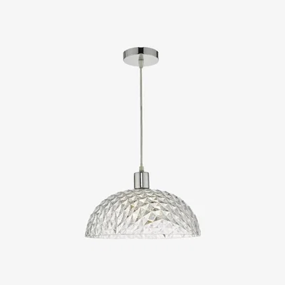 Knees dar lighting Tob6508 Tobin Easy Fit Clear Faceted Acrylic Small