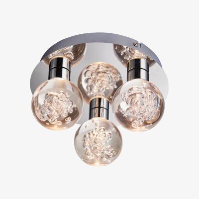 Knees Monteros 3 Light Bathroom Light - Chrome