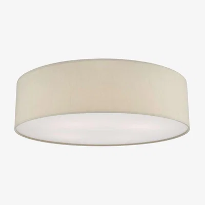 Knees dar lighting CIE5001 Cierro 4 Light Flush Taupe With Diffuser 60cm