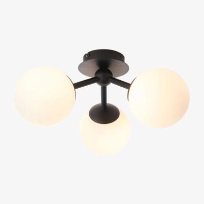 Knees Berisso 3 Light Bathroom Light - Black