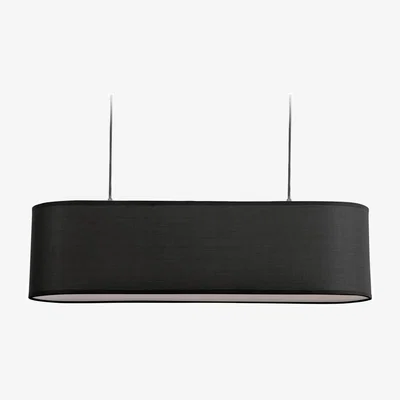 Kave Home Palette ceiling light shade in black 20 x 75 cm