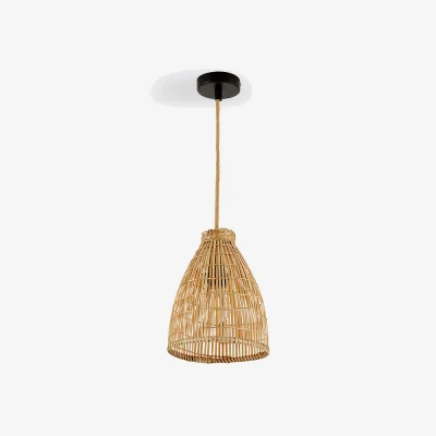 La Redoute Aleandro 20cm Diameter Bamboo Ceiling Light